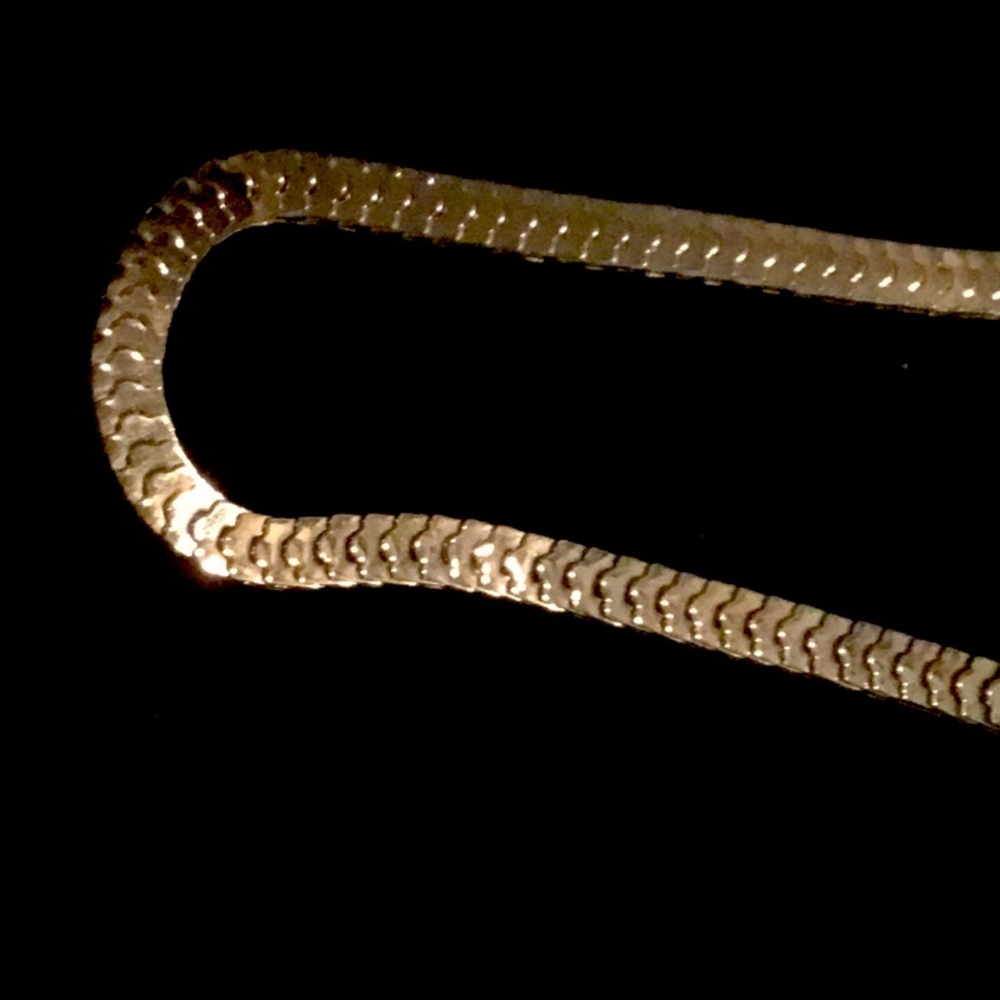 16” gold colored necklace